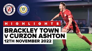 HIGHLIGHTS: Brackley Town 1 - 0 Curzon Ashton - 12th November 2022