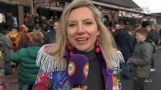 Omroep Gelderland live bij de carnavalsoptocht in Klarenbeek - 2 maart 2019
