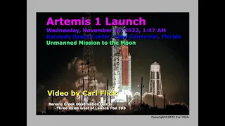 Artemis 1 Rocket Launch - Cape Canaveral, Florida - Nov 16, 2022