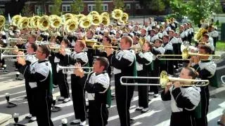 Ohio University Marching 110 - Regular Warm-up - 9/8/2012