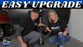 RV TONGUE JACK UPGRADE//SnapPad Install