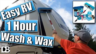 Wash and Wax Your RV ANYWHERE in One Hour! | RV WATERLESS WASH WAX ALL UNBOXING REVIEW