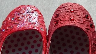 DIY Costume Dorothy's Ruby Red Slippers Two Ways Cosplay