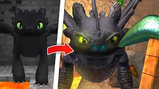 💔SI SUFRO DAÑO MINECRAFT DRAGONES SE HACE MAS REALISTA