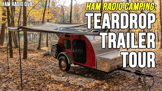 Teardrop camping trailer tour; TC Teardrops - Ham Radio Q&A