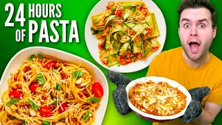 I ate ONLY Pasta for 24 HOURS! - HelloFresh REVIEW!