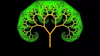 Fractal binary tree