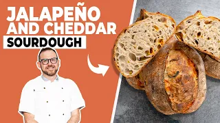 How to Make Jalapeno and Cheddar Sourdough | Full Tutorial