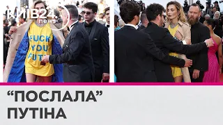 Українська супемодель Аліна Байкова "послала" Путіна на Каннському фестивалі: її хотіли прогнати