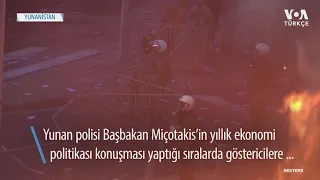 Yunanistan’da Aşı Karşıtlarına Polis Müdahalesi