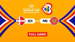 Denmark v Montenegro | Full Game - FIBA Basketball World Cup 2023 European Pre-Qualifiers