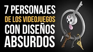 7 PERSONAJES de los videojuegos CON DISEÑOS ABSURDOS