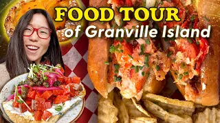 CANADIAN MARKET TOUR 🇨🇦 Seafood on Granville Island and More!