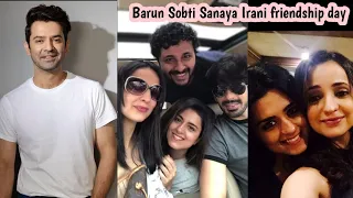 Sanaya Irani celebrate friendship day 2023 with Barun sobti and making food for friends |