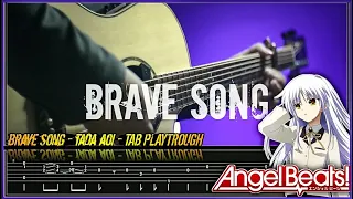 Angel Beats! - Brave Song - FINGERSTYLE GUITAR TAB PLAYTROUGH