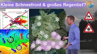 Wintereinbruch light am Freitag mit Schnee & Glätte. Großes Regentief in der neuen Woche? März nass?