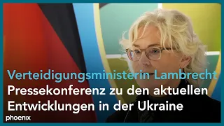 Bundesverteidigungsministerin Christine Lambrecht (SPD) zur Russland-Ukraine-Krise am 22.02.22