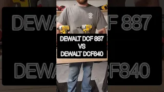DEWALT DCF887 VS DEWALT DCF840