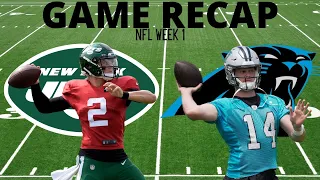 Zach Wilson Struggles In NFL Debut / Jets Lose To Panthers 19-14 / Game Recap