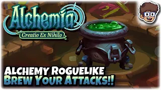 Unique Alchemy Roguelike BREW YOUR OWN ATTACKS! | Let's Try Alchemia: Creatio Ex Nihilo