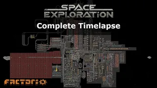 Factorio Timelapse - Space Exploration