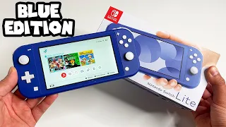 NEW Blue Edition Nintendo Switch Lite - Unboxing and Review