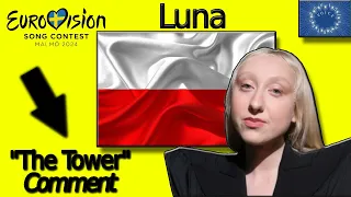 Luna – “The Tower” – Poland 🇵🇱 | Eurovision Song Contest 2024 | Reaction [EN/PL]