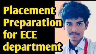 Placement Preparation For ECE Department tips and tricks