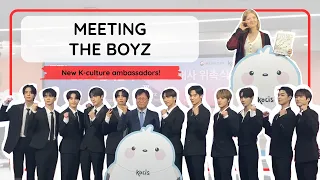 Meeting THE BOYZ! || New K-Culture ambassadors!