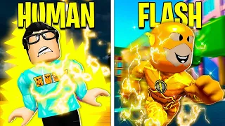 HUMAN To GOLDEN FLASH! (Roblox)