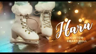 Pastel Ice Skater Haruka ❄️ Smart Doll Custom Doll ❄️ Winter Holidays Special