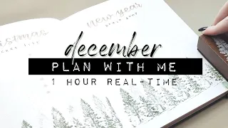 REAL TIME PLAN WITH ME | December 2020 | Bullet Journal Setup