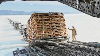 US Testing Genius Method to Offload Cargo from Massive C-17 Aircraft