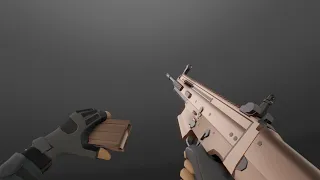 Low-Poly FN SCAR H Reload Animation