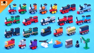 Lego Thomas and Friends Mini Vehicles - Compilation (Tutorial)