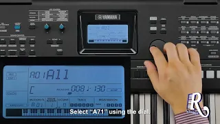 Tutorial video 04  Using MOTION EFFECT Yamaha Portable Keyboard PSR E473 PSR EW425