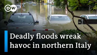 Thousands evacuated as deadly floods sweep northern Italy | DW News