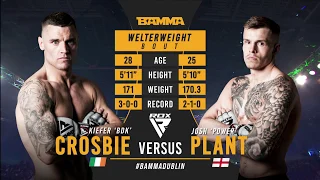 BAMMA 35: Kiefer Crosbie vs Josh Plant