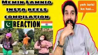 Memin Lamnio insta reels compilation pakistani boy reaction 🇵🇰🇮🇳