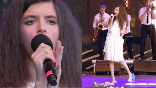 ANGELINA JORDAN (11) "Lovin' You" 😍 (TRIMMED VIDEO AND ENHANCED AUDIO!!!)