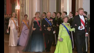 State banquet for king Willem-Alexander of the Netherlands