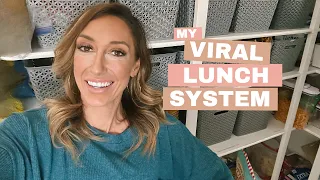 My viral lunch-packing system for 8 kids! + Pantry restock & organization! | Jordan Page