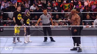 Rey Mysterio & Dominik Mysterio vs. Bobby  Lashley - WWE Raw 11/22/21