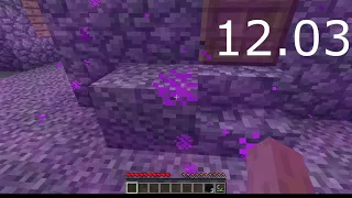 [FWR] Enter Nether Speedrun in 13.45 Seconds (GOD SEED LOL)