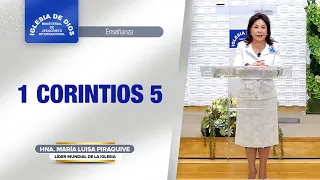 Enseñanza: 1 Corintios 5, Hna. María Luisa Piraquive, #idmji