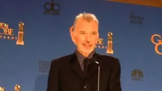 Billy Bob Thornton and 'Fargo' cast backstage at Golden Globes