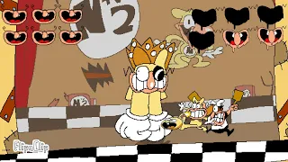Pizza tower Noise update Peppino and Noise vs Fake Noise fan made animated (read the description!)