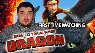 FIRST TIME WATCHING How to Train Your Dragon Movie Reaction