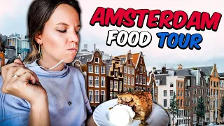 Amsterdam FOOD TOUR! - 5 Delicious Places you NEED TO VISIT while in the Netherlands #foodie