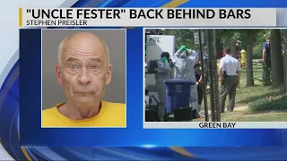 'Uncle Fester' back in custody after posting bond just 12 days ago